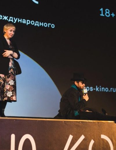 Ламара Карчава и режиссер Таэт Vremya